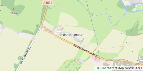 Map of Salisbury, Wiltshire
