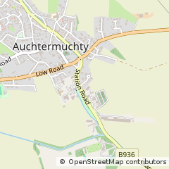 Map of Cupar, Fife