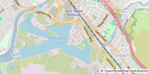 Map of Port Talbot