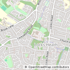 Map of Locksheath, Hampshire