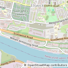 Map of Newcastle Upon Tyne