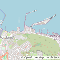 Map of Portland, Dorset