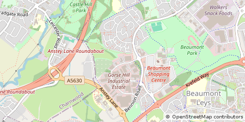 Map of 72 Boston Road Leicester