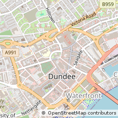 Map of Dundee