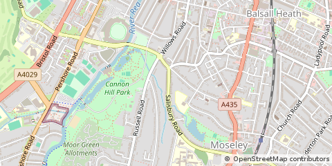 Map of Birmingham
