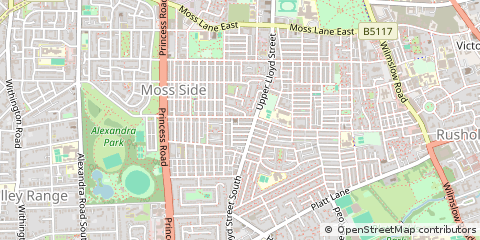 Map of Manchester