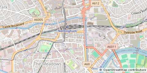 Map of Nottingham