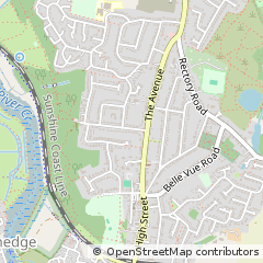 Map of Tunbridge Wells, Kent