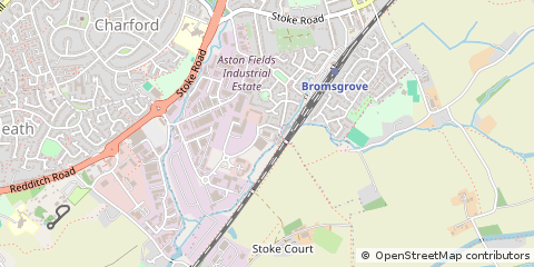 Map of Bromsgrove