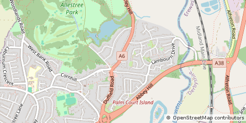Map of Derby