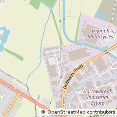 Map of Hinckley, Leicestershire