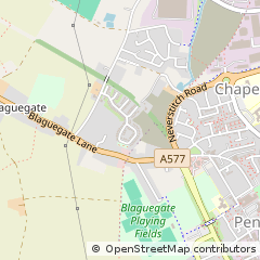 Map of Skelmersdale, Lancashire