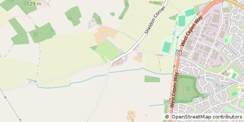Map of Chippenham, South Gloucestershire
