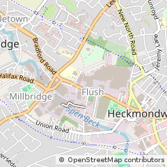 Map of Liversedge, West Yorkshire
