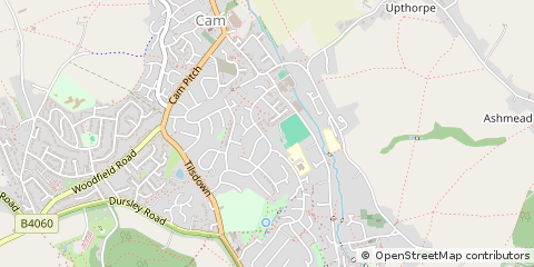 Map of Dursley, Gloucestershire