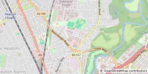 Map of Stockport
