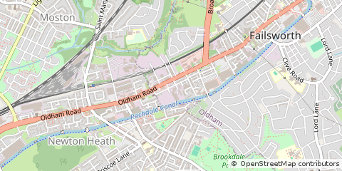 Map of Manchester