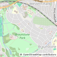 Map of Leicester