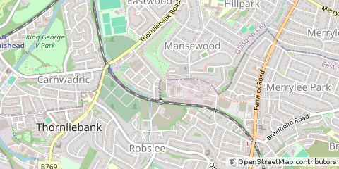 Map of Glasgow