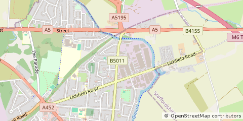 Map of Walsall
