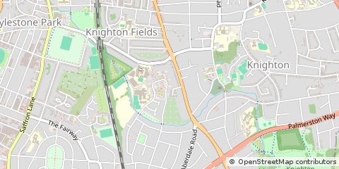 Map of Leicester