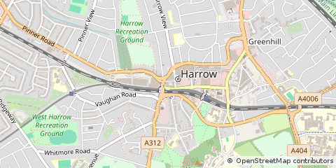 Map of Harrow, Essex