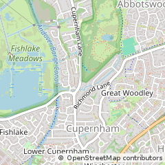 Map of Romsey, Hampshire