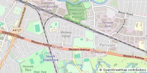 Map of Greenford