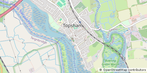 Map of Exeter, Devon