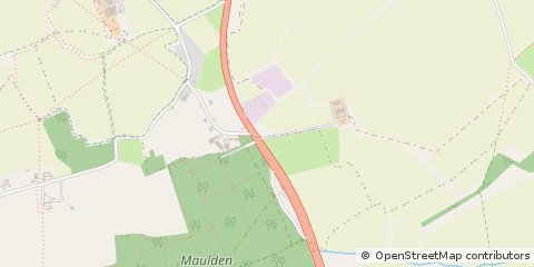 Map of Bedford