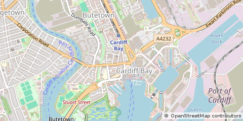 Map of Cardiff