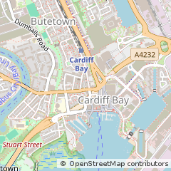 Map of Cardiff