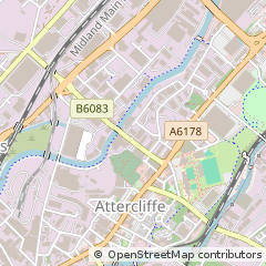 Map of Sheffield