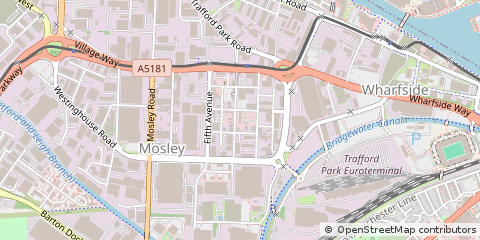 Map of Manchester