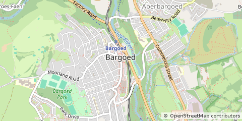 Map of MID Glamorgan