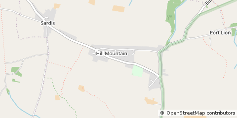 Map of Milford Haven, Pembrokeshire