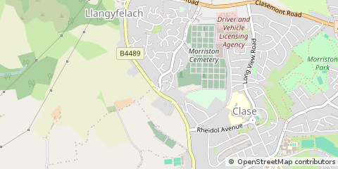 Map of Swansea