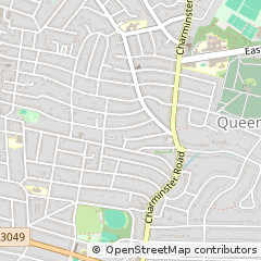Map of Bournemouth, Dorset