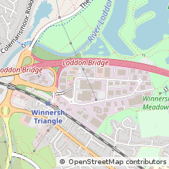 Map of Wokingham, Berkshire