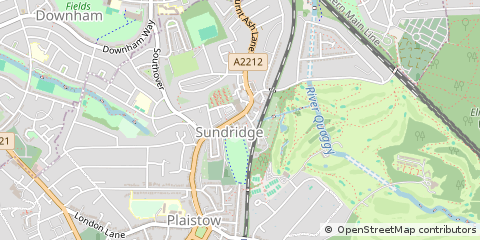 Map of Bromley, Kent