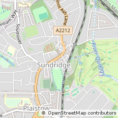 Map of Bromley, Kent