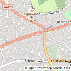 Map of Birmingham