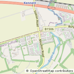 Map of Newmarket, Suffolk