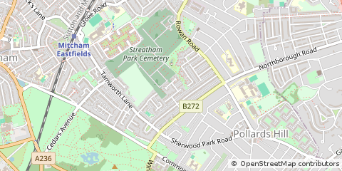 Map of Mitcham