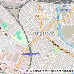 Map of Cardiff