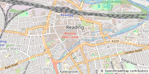Map of Reading