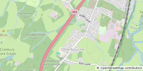 Map of Winchester, Hants