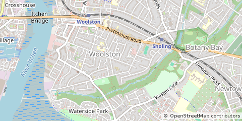 Map of Southampton