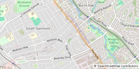 Map of Edgware