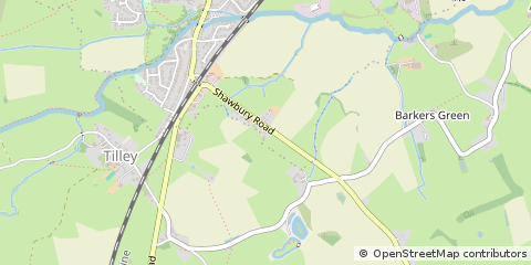 Map of WEM, Shropshire